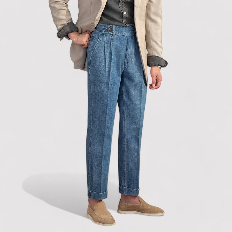 Ancien | Old Money Denim Trousers afbeelding 1