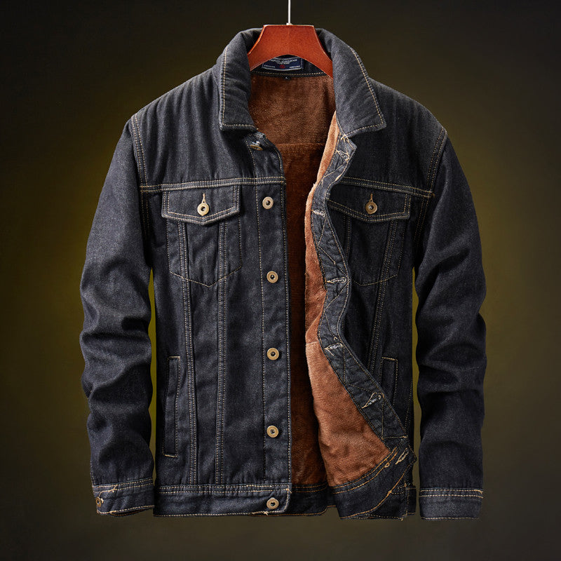 West Louis™ Cowboy Fleece Denim Jacket afbeelding 2