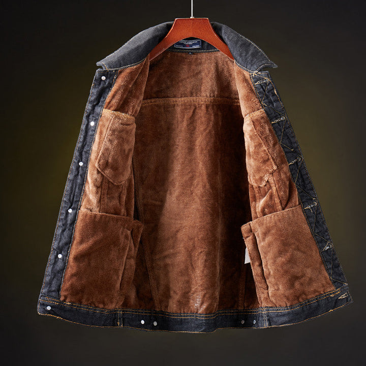 West Louis™ Cowboy Fleece Denim Jacket afbeelding 4