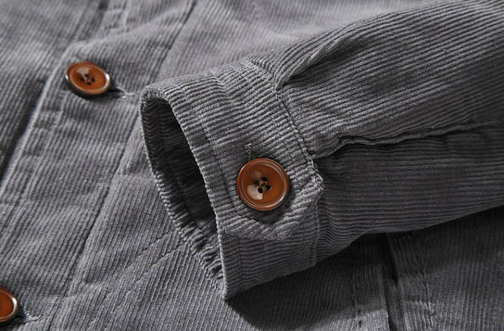 West Louis™ New Trend Fur Lining Corduroy Jacket afbeelding 9