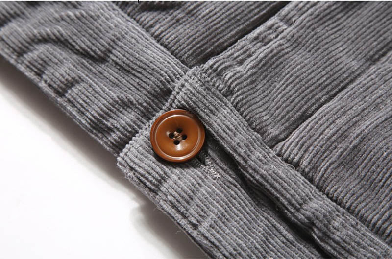 West Louis™ New Trend Fur Lining Corduroy Jacket afbeelding 5