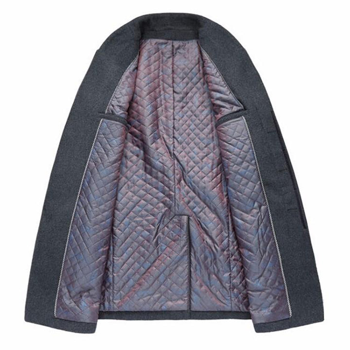 West Louis™ Winter Woolen Long Peacoat afbeelding 2