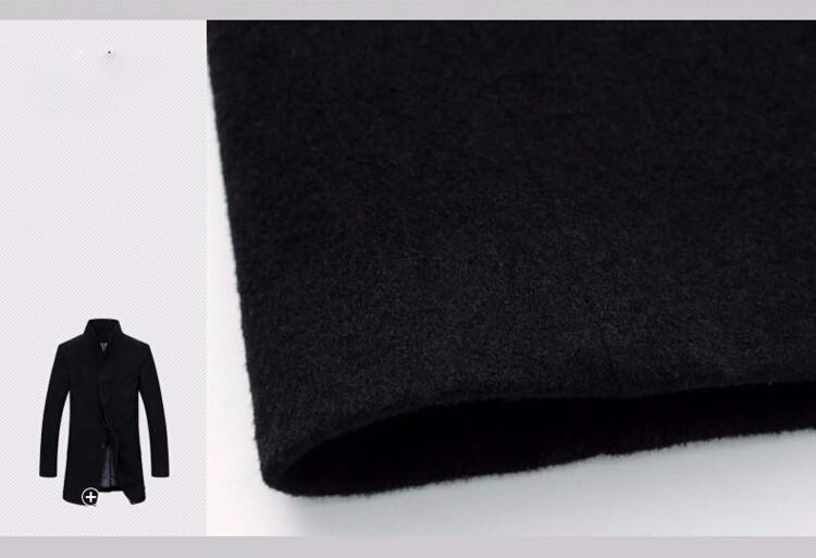 West Louis™ Winter Woolen Long Peacoat afbeelding 8