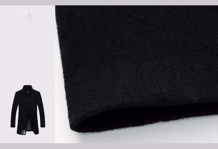 West Louis™ Winter Woolen Long Peacoat afbeelding 8