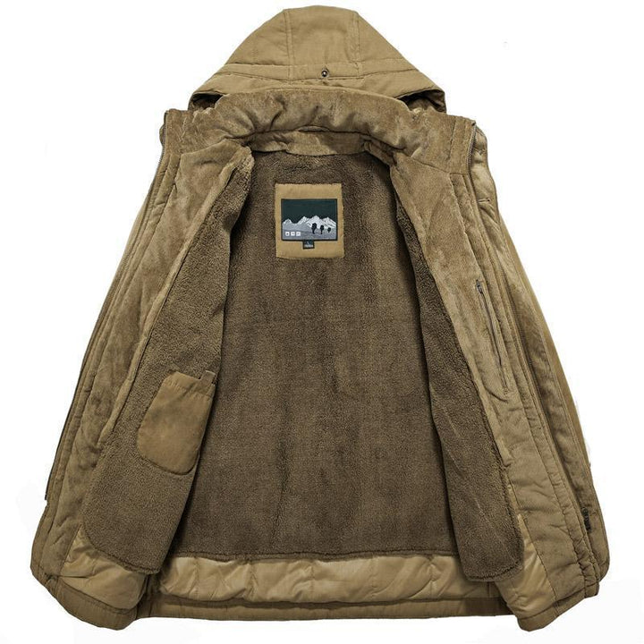West Louis™ Men Warm Heavy Wool Parka afbeelding 4