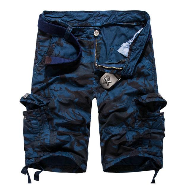 West Louis™ Camouflage Cotton Cargo Shorts afbeelding 3