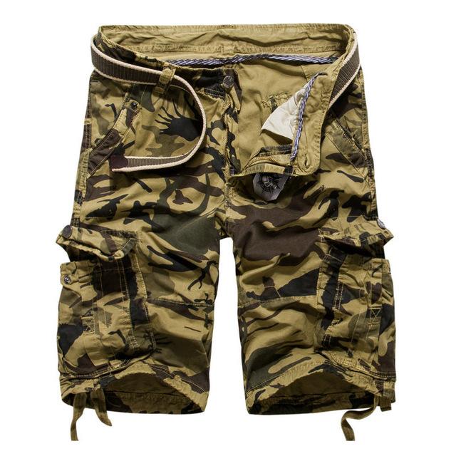 West Louis™ Camouflage Cotton Cargo Shorts afbeelding 4