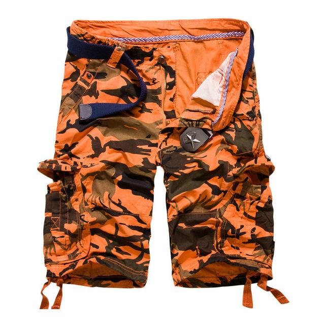 West Louis™ Camouflage Cotton Cargo Shorts afbeelding 2