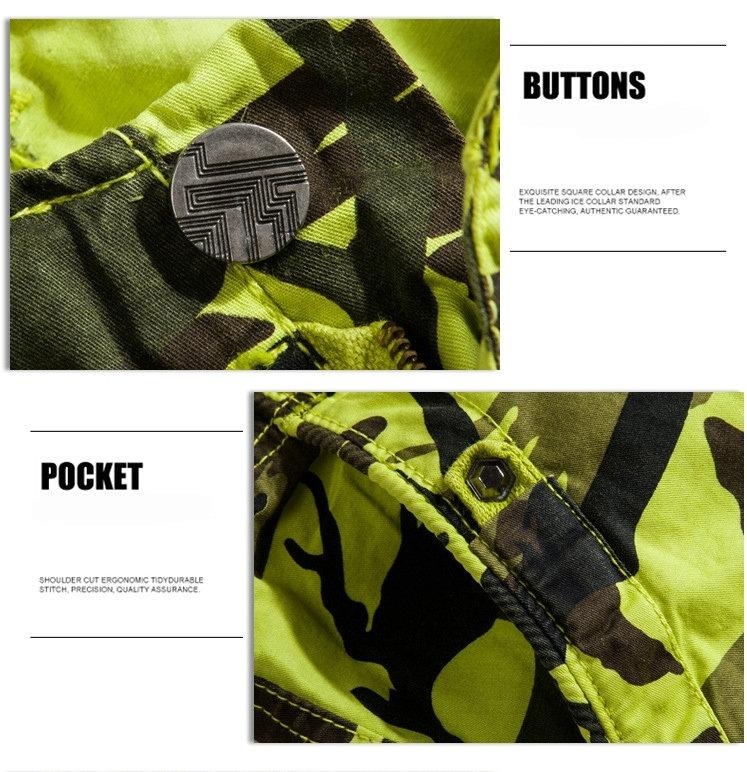 West Louis™ Camouflage Cotton Cargo Shorts afbeelding 8