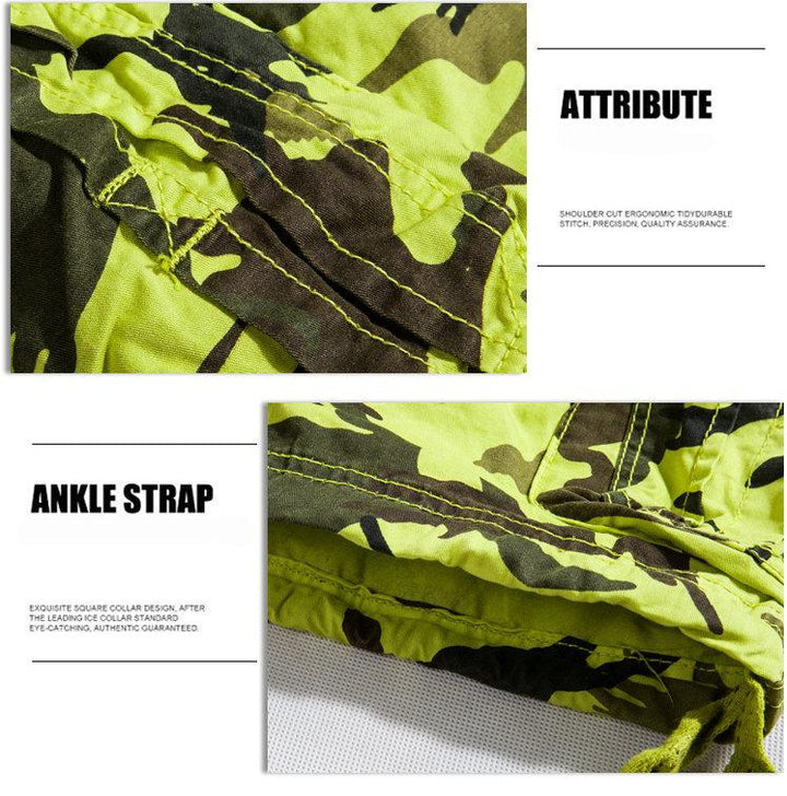 West Louis™ Camouflage Cotton Cargo Shorts afbeelding 6