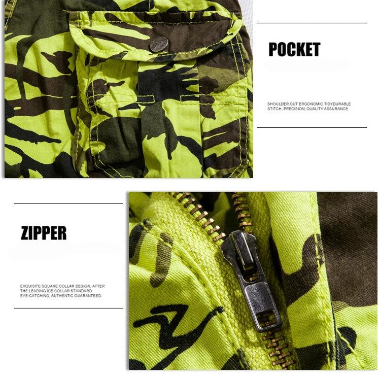 West Louis™ Camouflage Cotton Cargo Shorts afbeelding 7