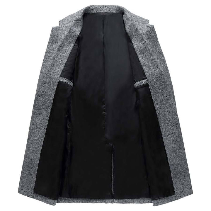 West Louis™ Wool Blends Men Overcoat afbeelding 2