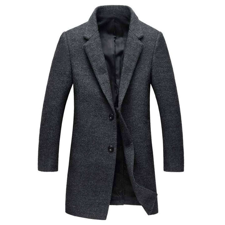 West Louis™ Wool Blends Men Overcoat afbeelding 6