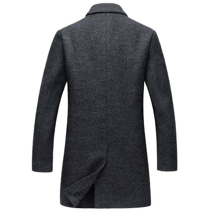 West Louis™ Wool Blends Men Overcoat afbeelding 7