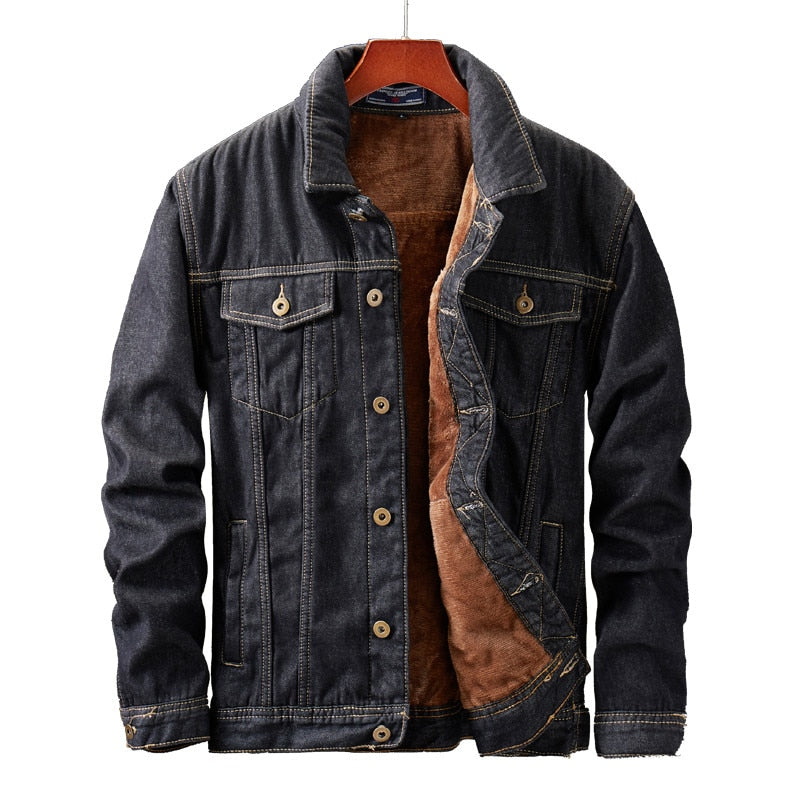 West Louis™ Cowboy Fleece Denim Jacket afbeelding 1