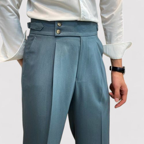 Ancien | Men's Portofino Pleated Trousers afbeelding 1