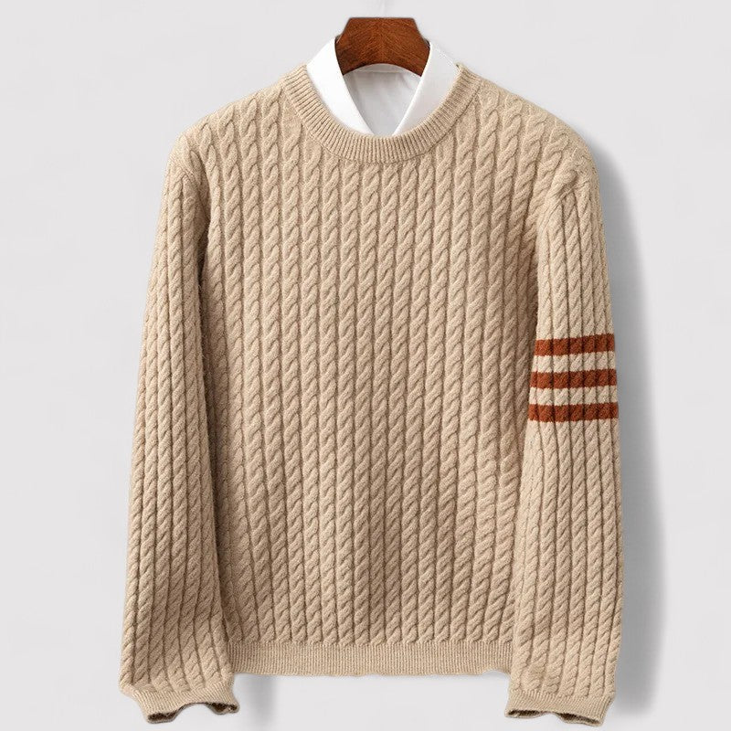 Ancien | Cable Knit Wool Sweater afbeelding 1