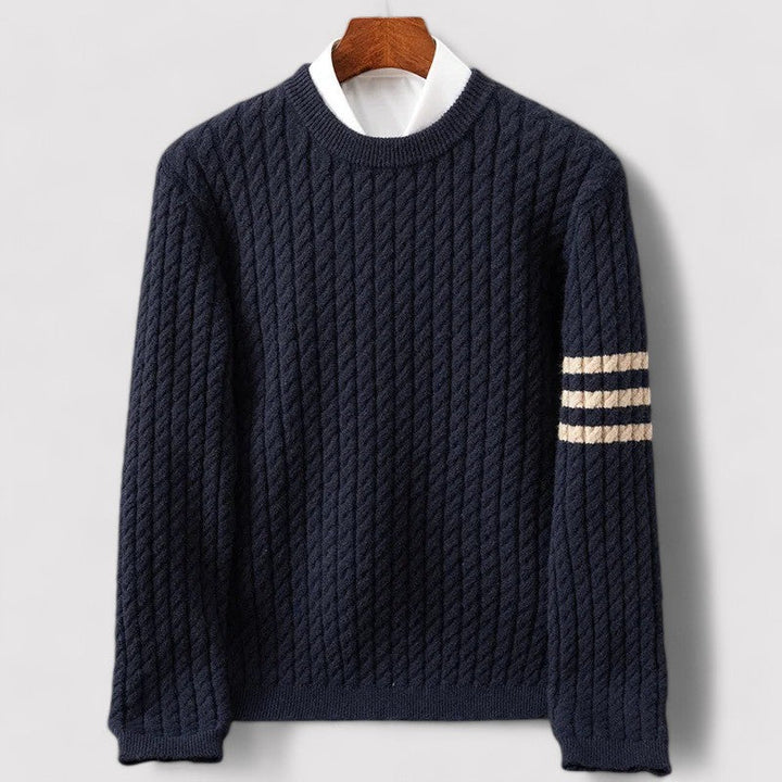 Ancien | Cable Knit Wool Sweater afbeelding 7
