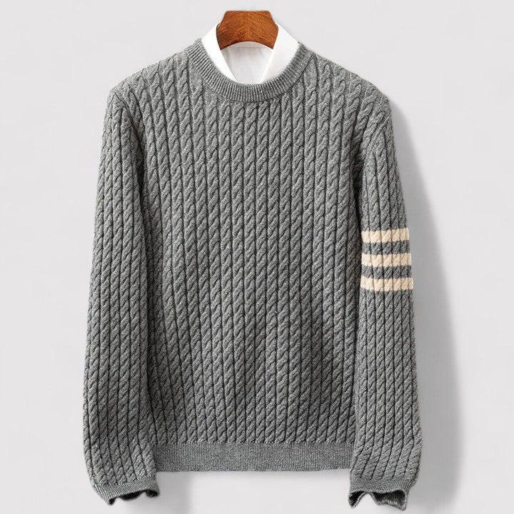 Ancien | Cable Knit Wool Sweater afbeelding 6