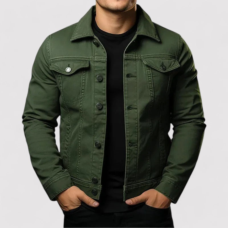 Ancien | Lightweight comfortable Men's Denim Jacket afbeelding 1