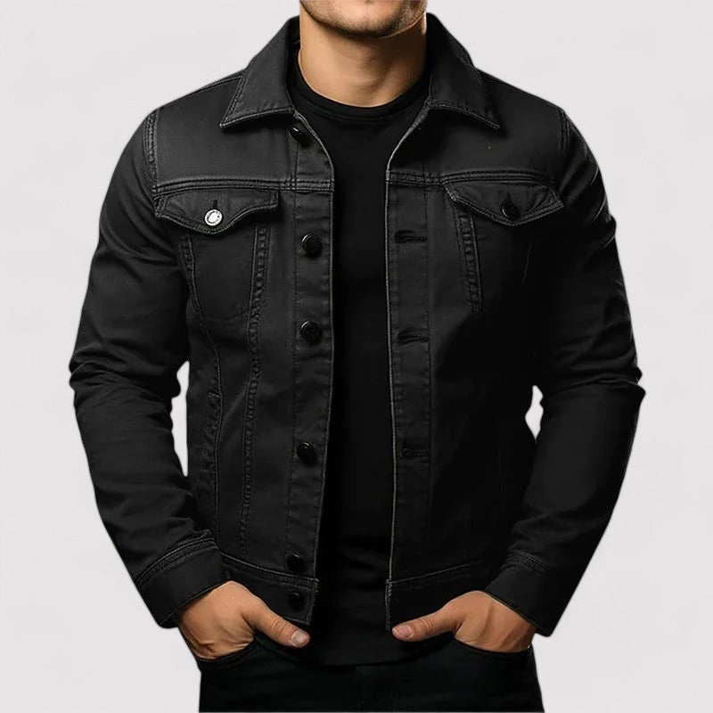 Ancien | Lightweight comfortable Men's Denim Jacket afbeelding 2