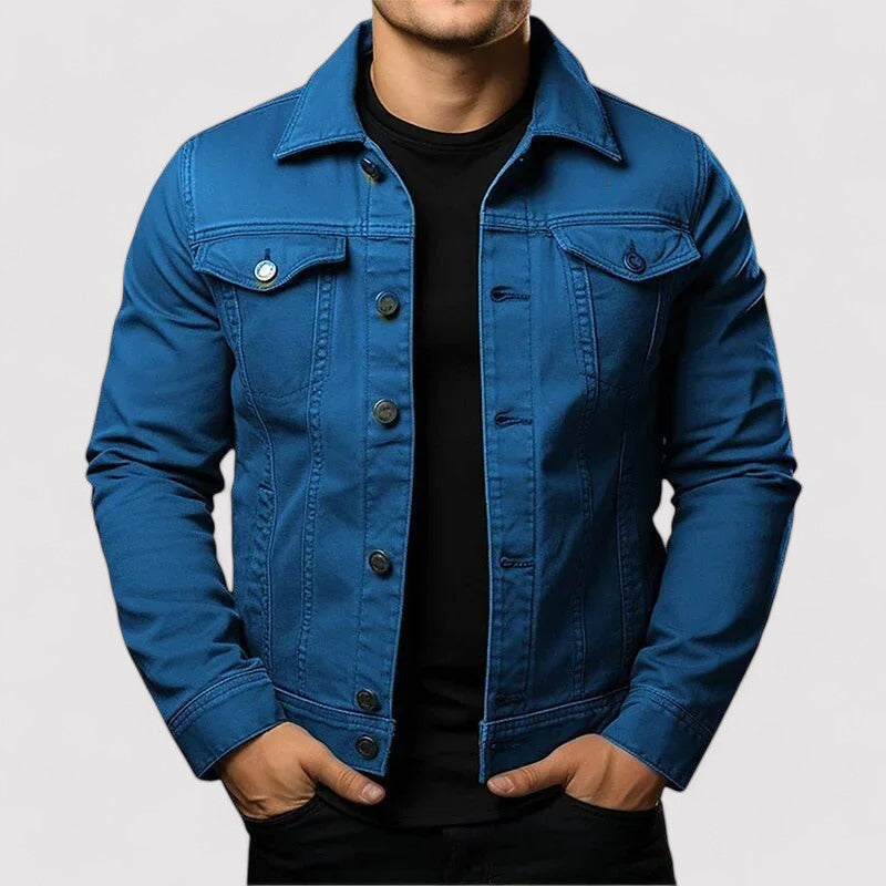 Ancien | Lightweight comfortable Men's Denim Jacket afbeelding 5