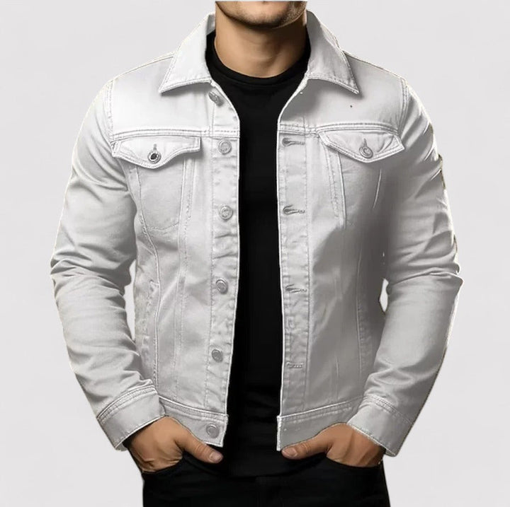 Ancien | Lightweight comfortable Men's Denim Jacket afbeelding 6