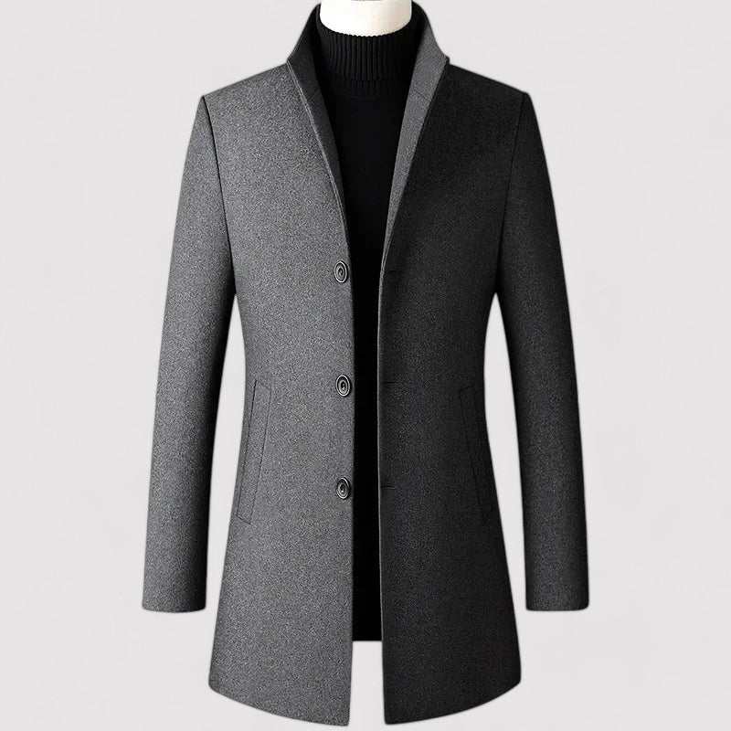 Ancien | Men's Casual Wool Coat afbeelding 5